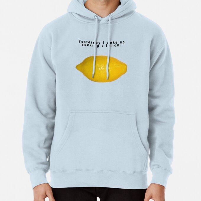 90s Alternative Rock Lemon Lyric Hoodie