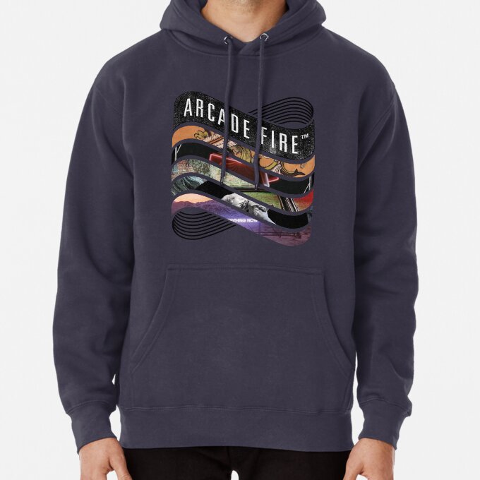 Arcade Fire Discography Artwork Hoodie