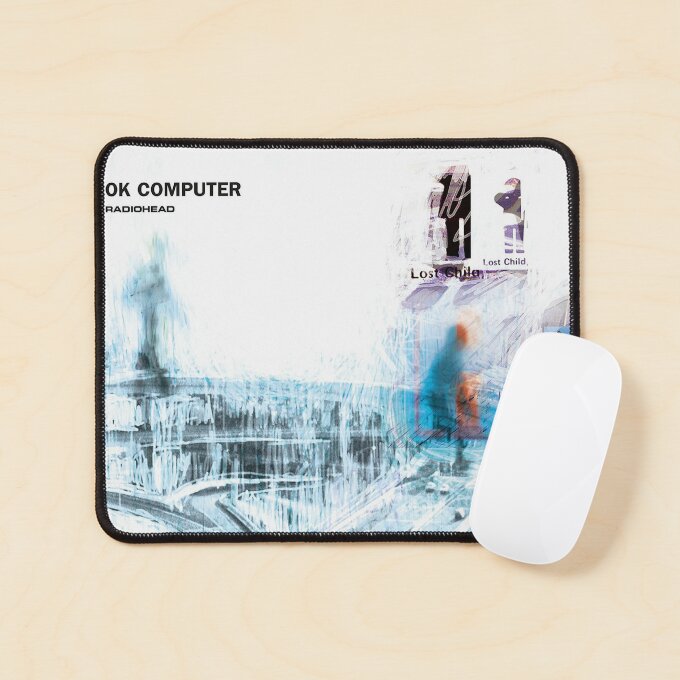 Authentic Radiohead Logo and Symbol Mouse Pad