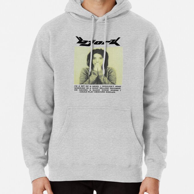 Bjork Nerd Glasses Portrait Hoodie