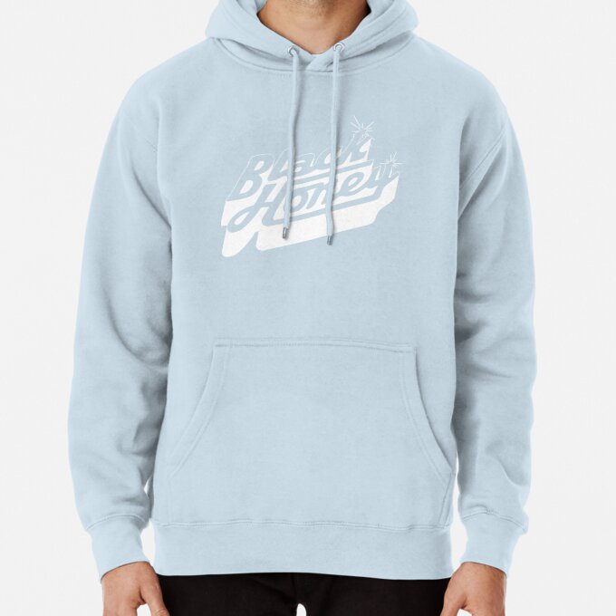 Black Honey Band Art Design Hoodie