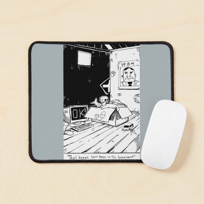 Climb Up Rock Climbing Mouse Pad