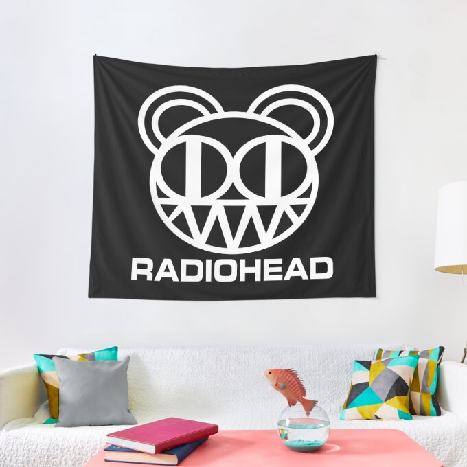 Family of Four Radiohead Album Art Tapestry