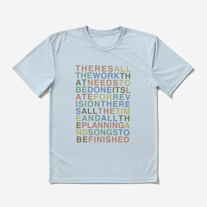 LCD Soundsystem Lyrics T-Shirt