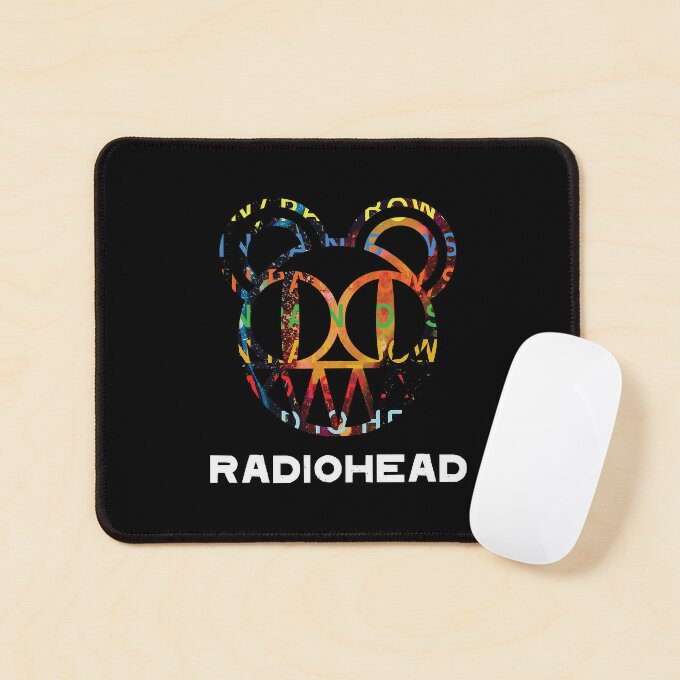 Radio Wave Design Mouse Pad