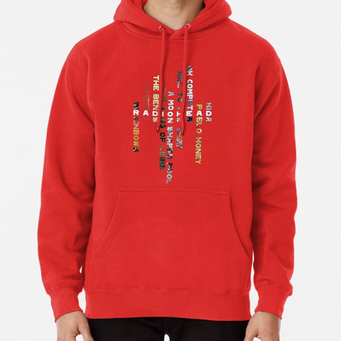 Radiohead Album Artwork Collage Hoodie RH219