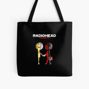 Radiohead Album Covers and Logo Tote Bag