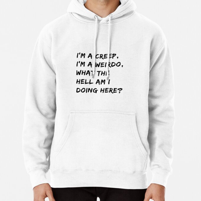 Radiohead Creep Song Lyrics Hoodie RH192