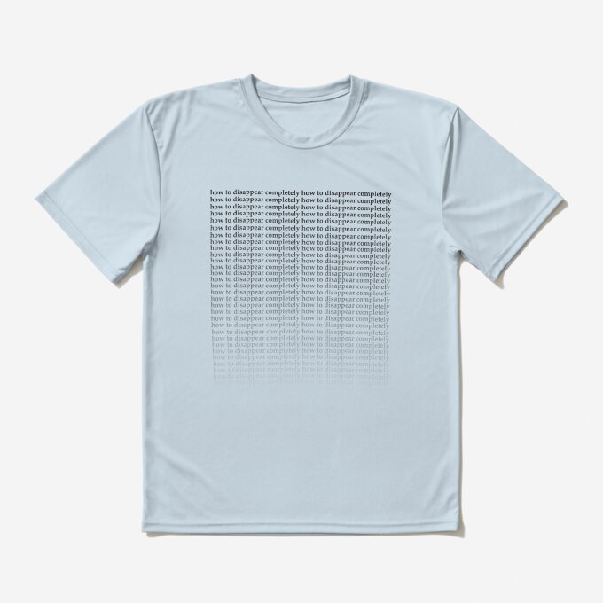 Radiohead Disappear Lyrics T-Shirt
