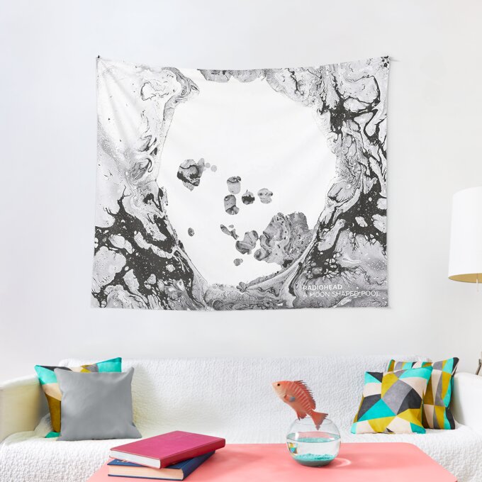Radiohead Kid A Album Cover Retro Tapestry
