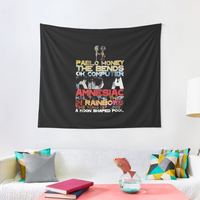 Radiohead Music Lover Fan Gift Tapestry