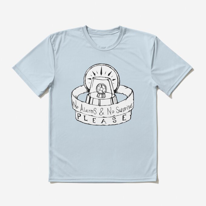 Radiohead No Surprises Lyrics T-Shirt