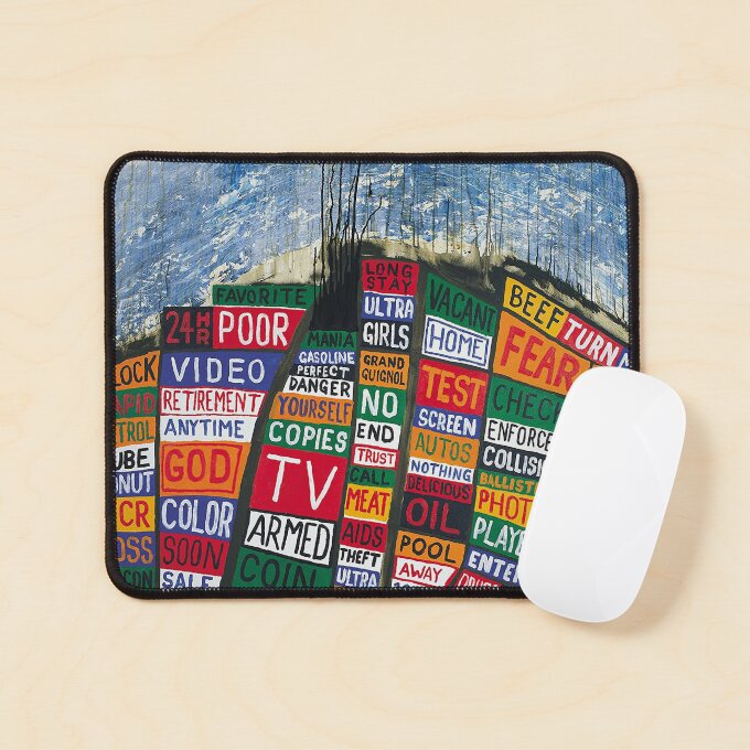 Radiohead OK Computer Album Art Mouse Pad