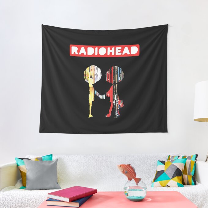 Radiohead Steam Punk Astronaut Album Art Tapestry