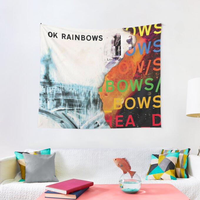 Radiohead Vintage Retro Music Poster Tapestry