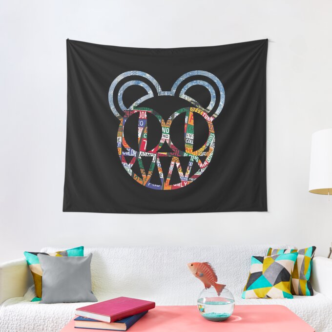 Retro Tabletop Radio Tapestry