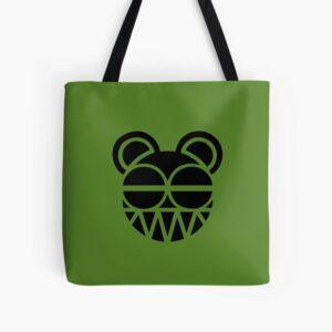 Vintage Radiohead Album Rock Art Tote Bag