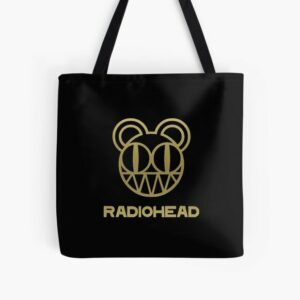 Vintage Radiohead Song Graphic Tote Bag